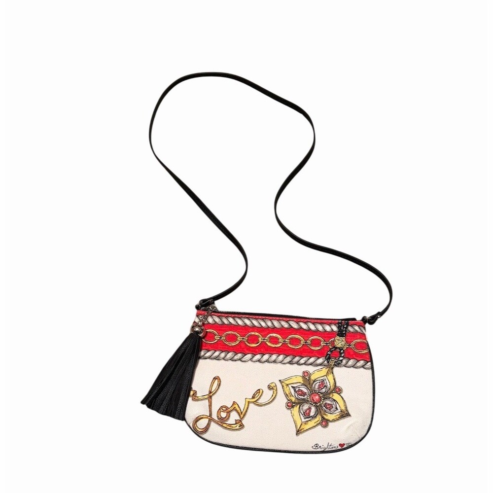 Brighton Glitter & Go Love Crossbody Bag